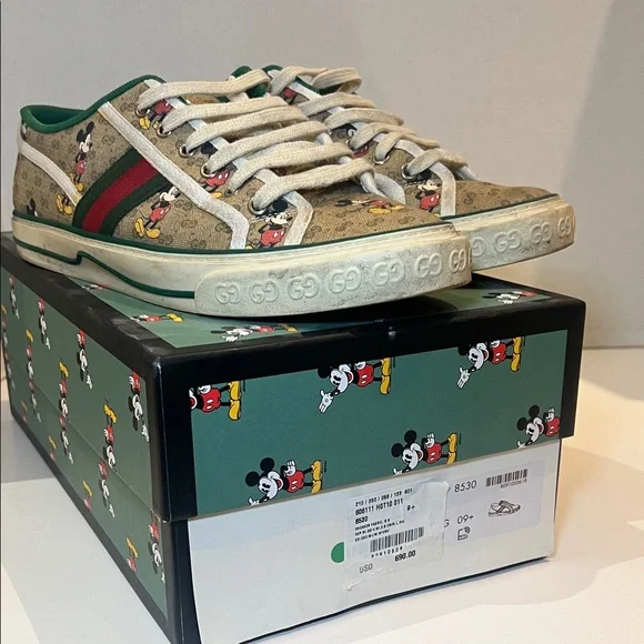 Gucci x Disney Sneakers with Mickey Mouse size Men's